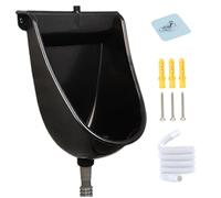 urinoirs pour hommes, urinoir mural mâle anti-déversement avec 59 tuyaux et trou d'entrée d'eau anti-colmatage pour salle de bain, site temporaire, école en plein air 9, 5 x 12, 6 x 18, 5