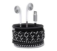 URIZONS Écouteurs Intra-Auriculaires coloré tressé USB Type C - Stéréo avec Télécommande et Micro Filaires Oreillettes Compatible avec Huawei et Autres Appareils d'interface de -Blanc