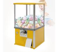 URJWAN 18 » H Big Bubble Gumball Machinevending Machine, Candy Dispenser Bubble Gum Machine, Gumball Bank Candy Vending Machine for Capsule Toys Or Candies, Game Stores and Retail Stores,Yellow