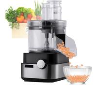 URJWAN Coupe Legumes Electrique, Coupe-LéGumes éLectrique en Cubes avec Grille à 5 Cubes Capacité De 5000 ML Hachoir à Fruits Et LéGumes Carotte/Pomme De Terre/Oignon pour La Maison/Le Commerce