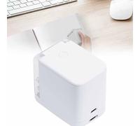 URJWAN Imprimante Alimentaire Portable, Imprimante Portable, Mini Imprimante à Jet d'encre, Imprimante Mobile Couleur WiFi sans Fil avec Cartouches d'encre Amovibles pour Tous Les MatéRiaux