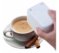 URJWAN Imprimante Comestible, Mini Imprimante Alimentaire à Jet d'encre Couleur, Imprimante Comestible Portable, avec Technologie Jet d'encre Thermique AvancéE, pour Pain, Café