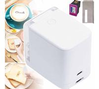 URJWAN Imprimante Comestible, Mini Imprimante Alimentaire à Jet d'encre Couleur, Imprimante Comestible Portable, avec Technologie AvancéE à Jet d'encre Thermique, pour GâTeaux, Desserts, Bricolage