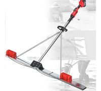 URJWAN Kit Vibrant pour Chape en BéTon, Kit De Lame De RèGle De Nivellement Vibrante pour Ciment Alimenté par Batterie 6000 TR/Min, Outil De Finition De Ciment éLectrique sans Fil,2batteries-1.8M
