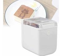URJWAN Mini Imprimante Alimentaire à Jet d'encre Couleur, Imprimante à GâTeau Portable 1200 Dpi, Outil De Cuisine Artistique, SûR à Manger, Sortie Rapide pour Le Pain, Le Café, pour Les Gourmets