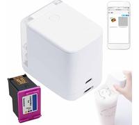 URJWAN Mini Imprimante Alimentaire à Jet d'encre Couleur USB, Imprimante Comestible, Imprimante Comestible Portable, Technologie AvancéE à Jet d'encre Thermique, Facile à Tenir Et à Utiliser