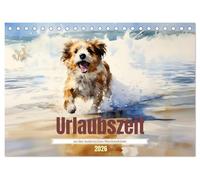 Urlaubszeit an der malerischen Nordseeküste (Tischkalender 2026 DIN A5 quer), CALVENDO Monatskalender: Insel, wir kommen!