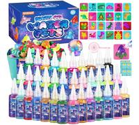 URMYWO Magic Water Elf, Activité Manuelle Enfant, 36 Gels Et 24 Moules | Kit DIY Dès 3 Ans Pour Filles Et Garçons, Encourage La Créativité, La Motricité Fine Et Les Moments Parent-Enfant