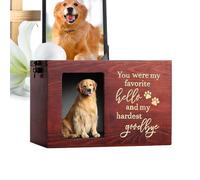 Urne À Cendres Chien Boîte crémation commémorative intérieure et coffret