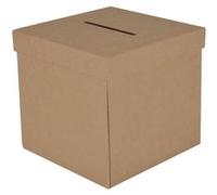 Urne à Décorer "Carton" 20cm Naturel G