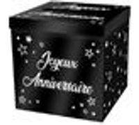 urne anniversaire carton 20cm noir métal - surprisez vous urnem00n Noir G