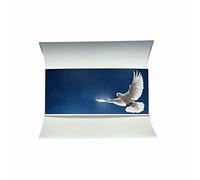 Urne Biodégradable à Coussin d'Eau - Exclusive pour Cendres - Grande pour Adulte/Chien/Chat - Pigeon Blanche - Couleur Colombes