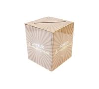 URNE CARTON ANNIVERSAIRE ÉCLAT 23X20CM Beige, Ivoire, Crème, Écru, Naturel, Taupe