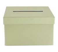 urne carton célébrations 19.5x12cm vert-de-gris - générique 97537