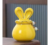 Urne/cendres de lapin, cercueil - Mémorial fabriqué à la main - Cadeaux commémoratifs for animaux de compagnie, Urne for animaux de compagnie, Urnes for cendres, Urnes de cendres en céramique fabriqué