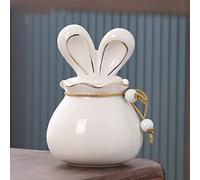 Urne/cendres de lapin, cercueil - Mémorial fabriqué à la main - Cadeaux commémoratifs for animaux de compagnie, Urne for animaux de compagnie, Urnes for cendres, Urnes de cendres en céramique fabriqué