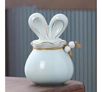 Urne/cendres de lapin, cercueil - Mémorial fabriqué à la main - Cadeaux commémoratifs for animaux de compagnie, Urne for animaux de compagnie, Urnes for cendres, Urnes de cendres en céramique fabriqué