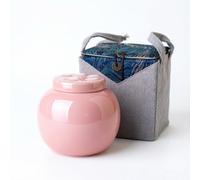 Urne Chat Funéraire Gravure 3D De Patte pour Cendres Conception Étanche Mini Urnes Crémation Convient Aux Chats Et Chiens Taille Moyenne À Grande (800 ML, Rose)