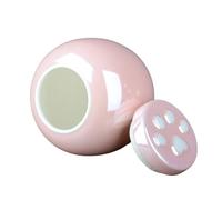 Urne commémorative en céramique pour animaux de compagnie, blanc et rose, pour cendres de chiens et chats, 170 ml, 350 ml, 800 ml avec gravure (rose, 800 ml)