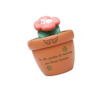 Urne commémorative pour animaux de compagnie en résine avec thème de conception symbolique pour les souvenirs de cendres et les souvenirs significatifs de perte de chat de chien Souvenirs