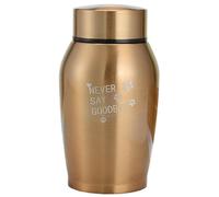 Urne commémorative pour Cendres pour Animaux de Compagnie | Memorial Way of Pet'S Life Petites Urnes Souvenir en Acier Inoxydable pour Cendres humaines, urne funéraire personnelle en métal