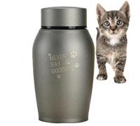 Urne commémorative pour Cendres pour Animaux de Compagnie - Petite urne crématoire en Acier Inoxydable - Préserve Les Souvenirs des Animaux de Compagnie Bien-aimés Urnes pour crémation Urne