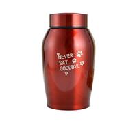 Urne D'animaux - KeepSake Pour Cendres | Urne Commémorative En Acier Inoxydable, Porte-cendres Décoratif Avec Gravure D'impression De Patte | Bocage D' En Funérailles Pour Animaux De Compagnie