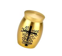 Urne de cendre pour animaux de compagnie Urne cercueil pour animaux de compagnie Urne Maman pour cendres/cheveux Simple Verre Cendres/Cheveux Alliage d'aluminium