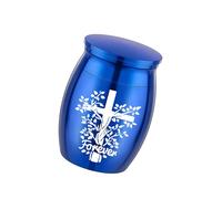 Urne de cendre pour animaux de compagnie Urne cercueil pour animaux de compagnie Urne Maman pour cendres/cheveux Simple Verre Cendres/Cheveux Alliage d'aluminium