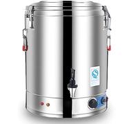 Urne de chaudière commerciale en acier inoxydable, distributeur de grande capacité de 26 à 56 L avec thermostat réglable pour cafés, bureaux et événements de restauration