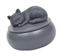 Urne de crémation en résine pour Chats, hommages pour Cendres d ' Animaux de Compagnie, conteneur commémoratif avec détails délicats fabriqués à la Main, Souvenirs en résine pour Animaux de Compagnie
