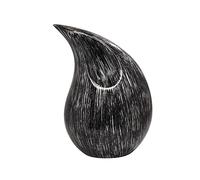 Urne de crémation Royal Rapture pour Cendres funéraires humaines Adultes en Forme de Larme de 8" et 12" de Hauteur (Black, 12" Large)