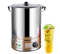 Urne de restauration commerciale 30L/40L, distributeur d'eau chaude, bouilloire pour buffet, chauffe-soupe, thermostat réglable de 30 à 110 °C, seau à eau bouillante électrique, sans robinet, 30L