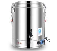 Urne de restauration isotherme en acier inoxydable, grande capacité, distributeur d'eau chaude avec contrôle de température de 30 à 110 °C, pour café, bureau, maison