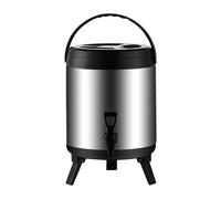 Urne de traiteur, distributeur d'eau chaude, 6L/8L/10L en acier inoxydable avec robinet pour café, thé et autres boissons chaudes