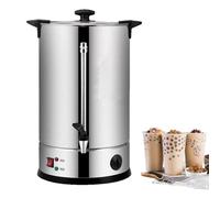 Urne d'eau chaude commerciale en acier inoxydable avec robinet pour café, thé et lait