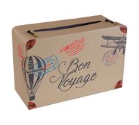 Urne décorative - CHALAYER - Bon voyage - 24x16x10cm - Multicolore
