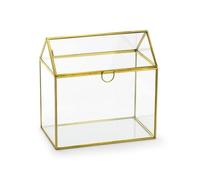 Urne decorative Partydeco - PUDTM9-019ME - Urne Mariage en Verre et Or Personnalisable