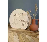 Urne en bois personnalisée avec prénoms - Gravure artisanale - Boîte souvenir pour mariage, baptême, anniversaire, cérémonie - Cadeau original personnalisable