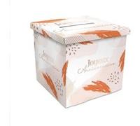 Urne en carton - STC - 20x20x20cm - Cagnotte anniversaire - Mixte - Décoration de fête