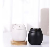 Urne en céramique personnalisée pour animal de compagnie, pot de crémation pour animal de compagnie gravé avec le nom de l'animal et la date commémorative, tasse commémorative personnalisée pour la