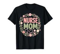 Urne Florale d'allaitement Nurse Mom Life T-Shirt