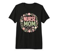 Urne Florale d'allaitement Nurse Mom Life T-Shirt Haut de Gamme