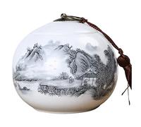 Urne funéraire Artisanale en céramique for Petits Chiens, Chats et Lapins, urne funéraire for Petits Animaux, Coffret Souvenir for Cendres humaines, 1 pièce(A)