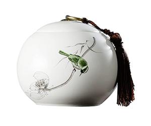 Urne funéraire Artisanale en céramique for Petits Chiens, Chats et Lapins, urne funéraire for Petits Animaux, Coffret Souvenir for Cendres humaines, 1 pièce(D)