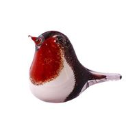 Urne funéraire creuse en verre avec motif rouge-gorge | à remplir à la maison Ammon Enterprises
