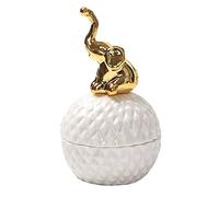 Urne funéraire décorative en forme d'éléphant pour cendres - Urne souvenir en céramique pour adultes