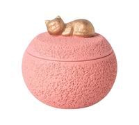 Urne Funéraire en Ciment Portland pour Chien et Chat - Boîte à Cendres Scellée et Personnalisable (13x13x12 cm), Sanctuaire de Mémoire Éternelle pour Animal Décédé