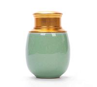 Urne funéraire, Grande urne de crémation pour Adulte, Urnes de crémation fabriquées à la Main en céramique résistante à l'humidité, pour Les Cendres d'animaux Adultes, Urnes commémoratives