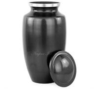 Urne funéraire Nagina International en aluminium pour cendres - Fabriquée à la main